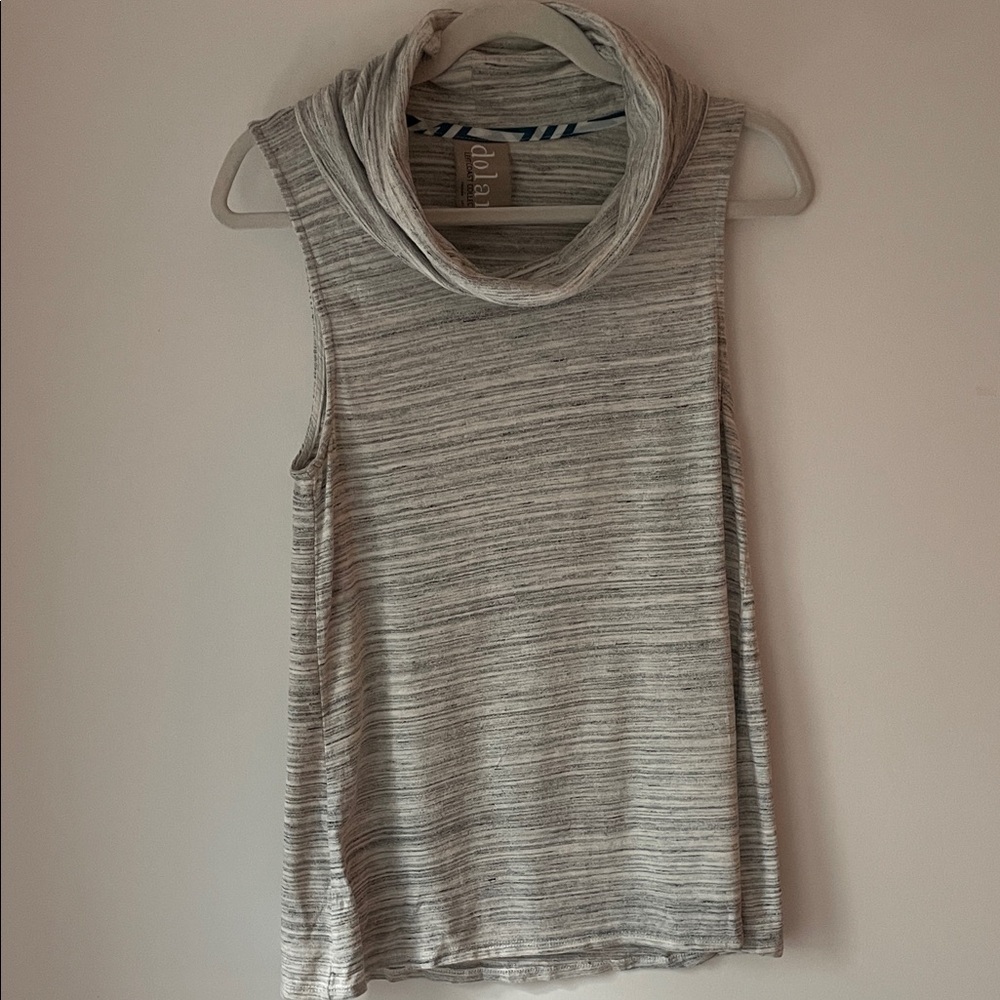 Dolan Heather Gray Cowl Neck Tank Top